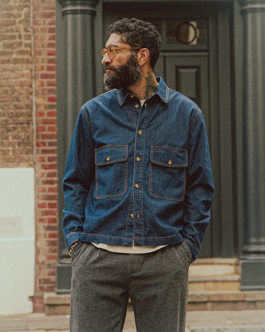 Aspen Denim Shirt - Raw Indigo