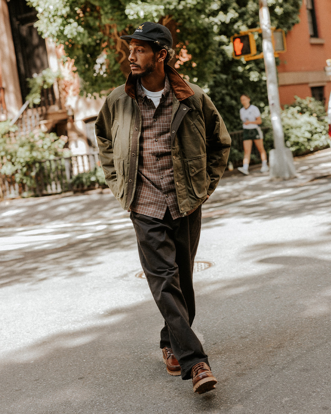 Roamer Waxed Jacket - Olive
