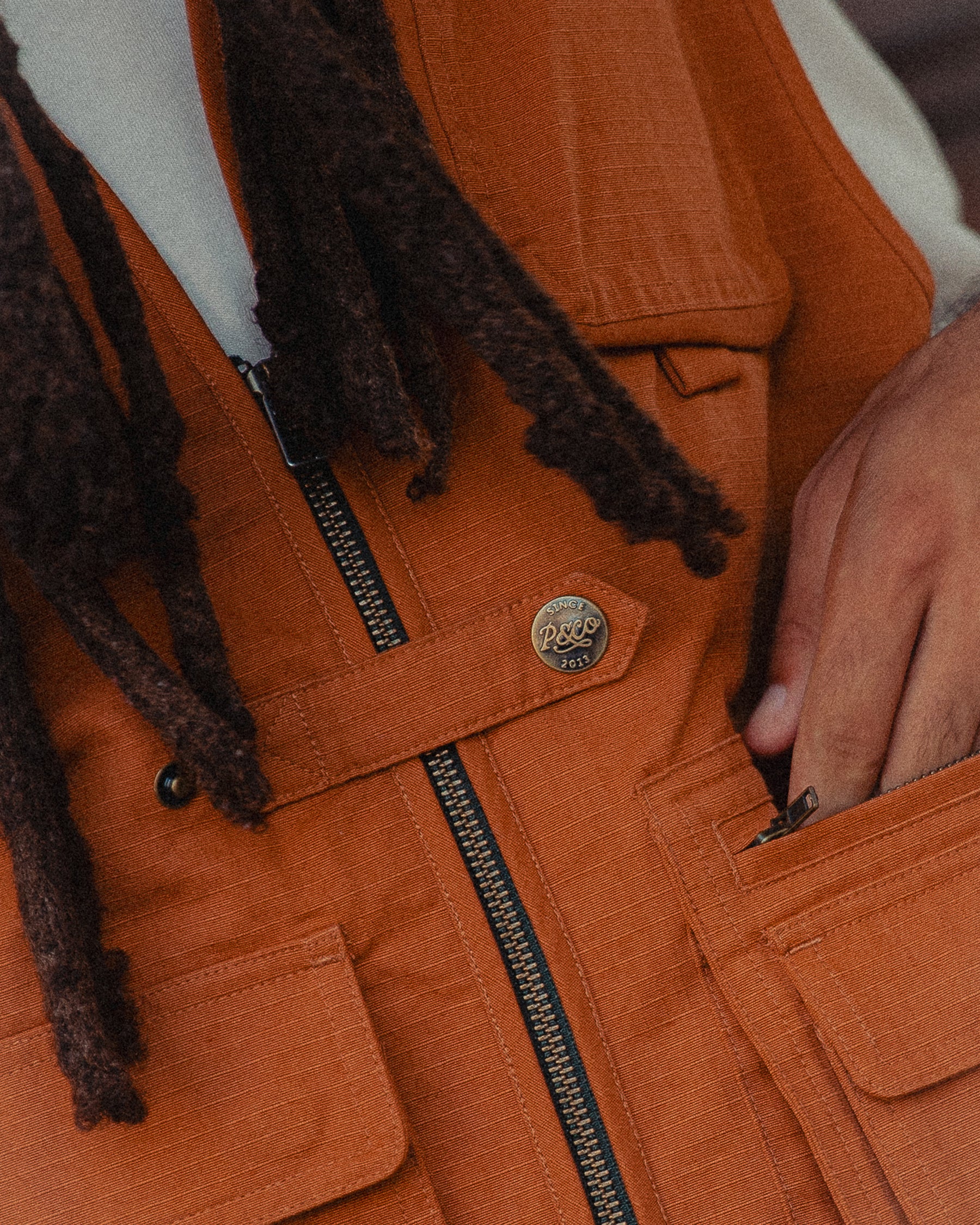 Wader Liner Vest - Rust