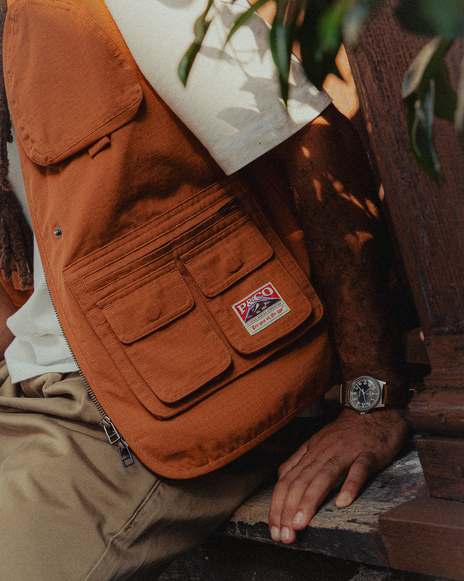 Wader Liner Vest - Rust