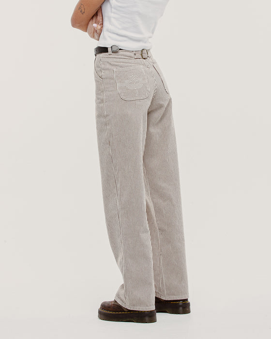 Nomad Pant - Ecru Hickory Stripe