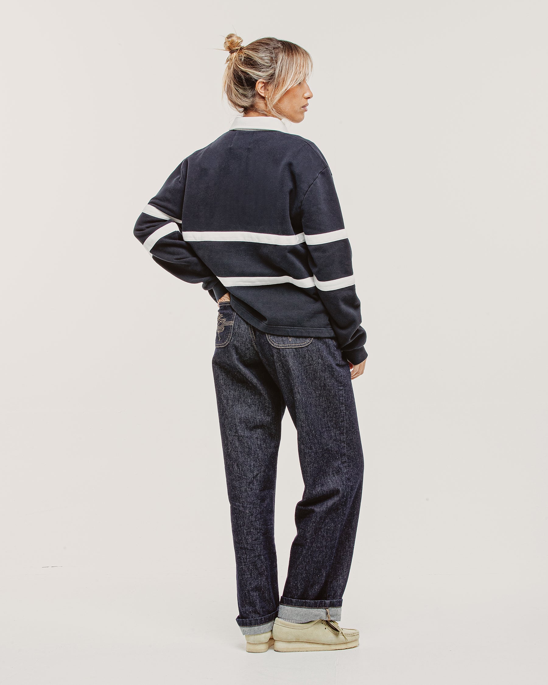 P&Co Classic Rugby Shirt - Navy