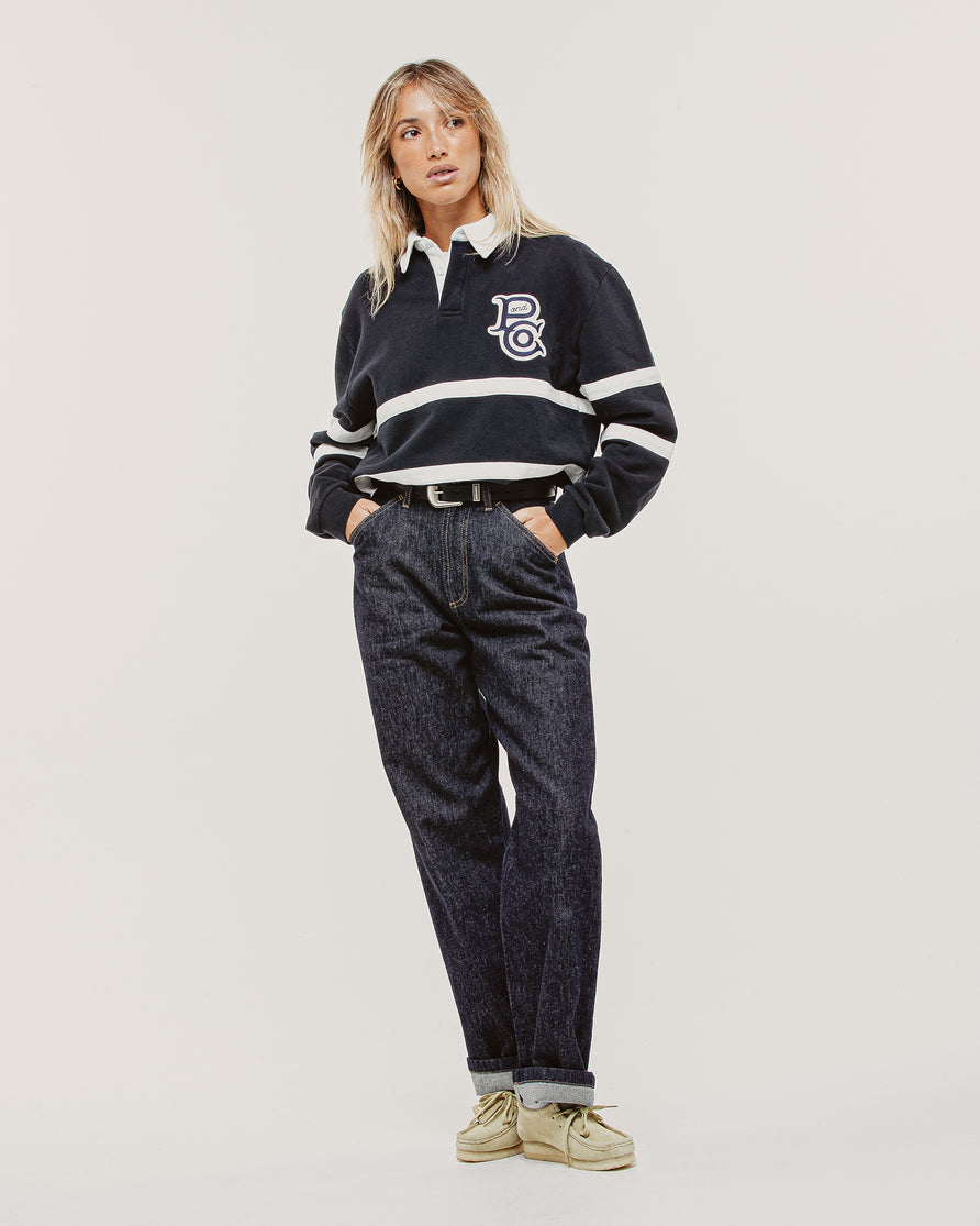 P&Co Classic Rugby Shirt - Navy