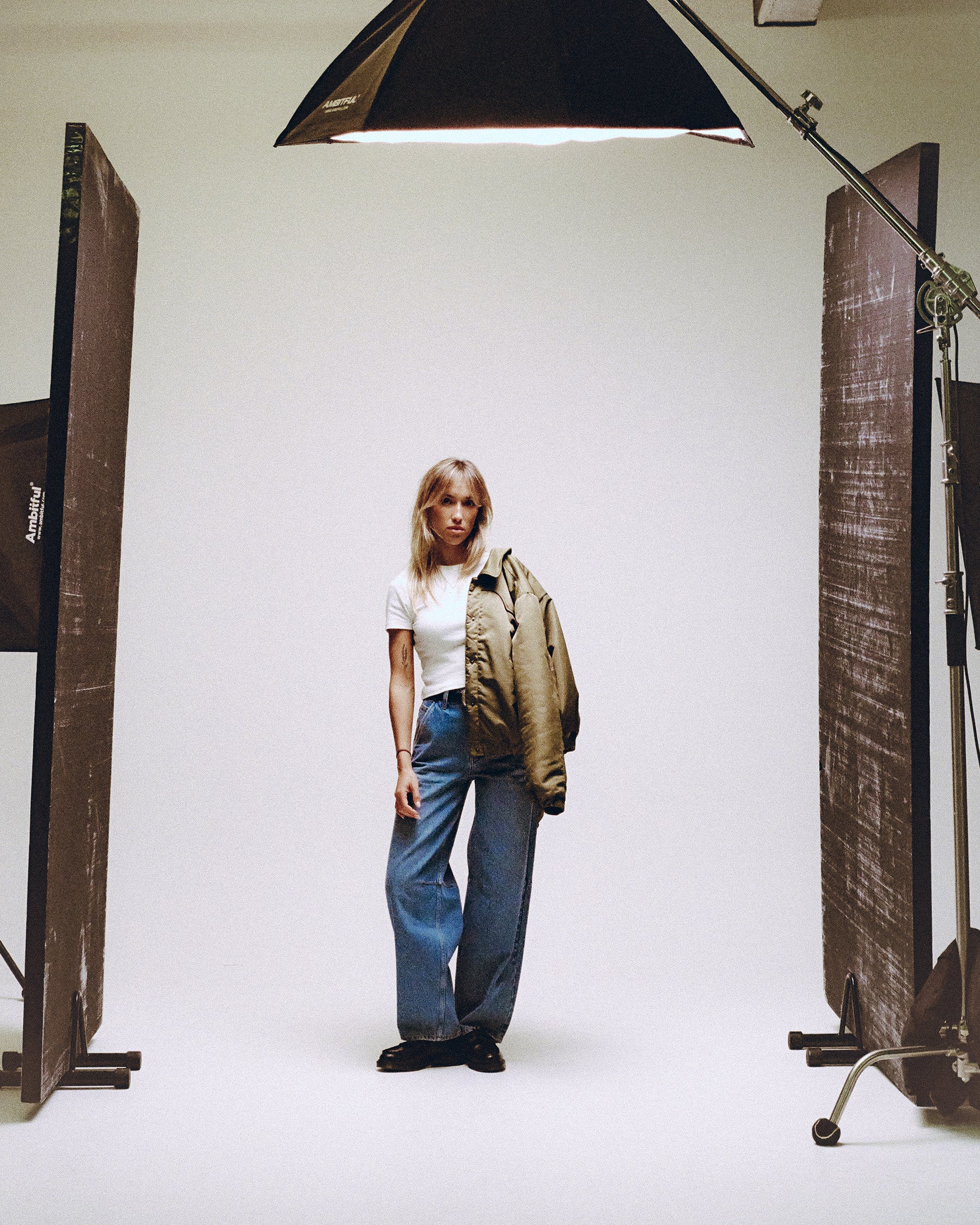 Harper Bomber Jacket - Dark Olive