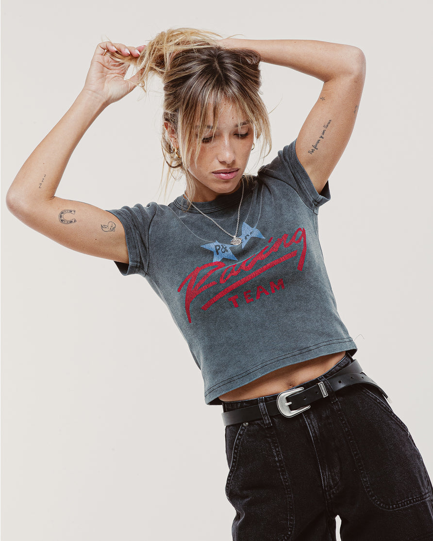 Racing Team Baby T-Shirt - Acid Wash