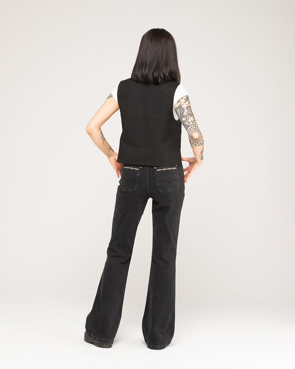 Scorpio Nomad Waxed Vest - Black