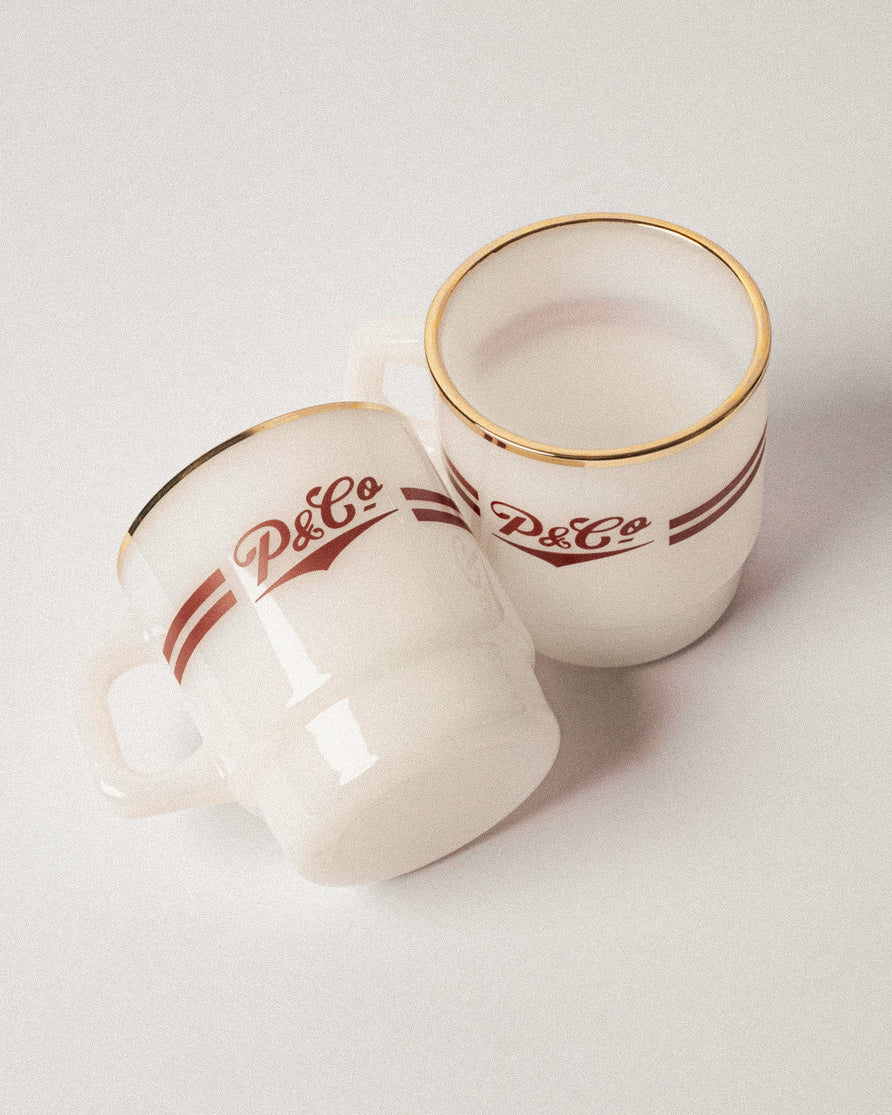 P&Co Racing Stackable Mug - Jade White