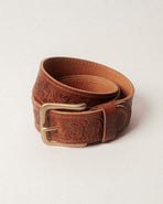 Bronco Leather Belt - Brown