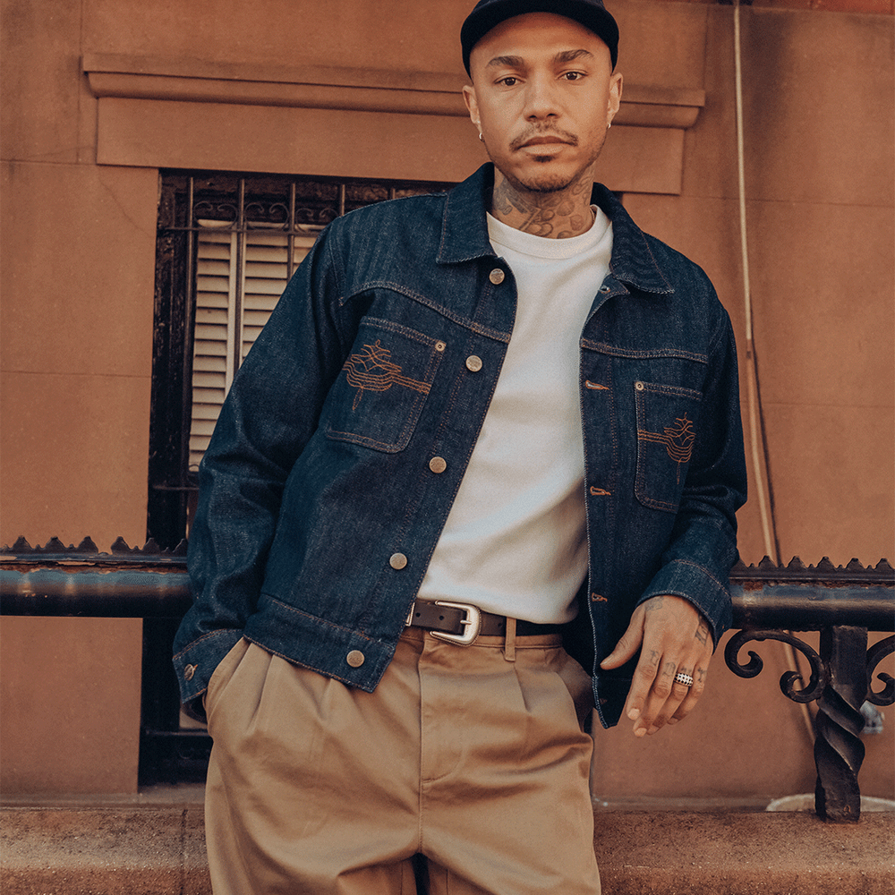 Herringbone Draftsman Denim Jacket | Men's Outerwear, Layering & P&Co ...