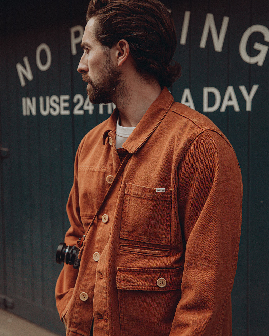 Colmore Chore Jacket - Rust