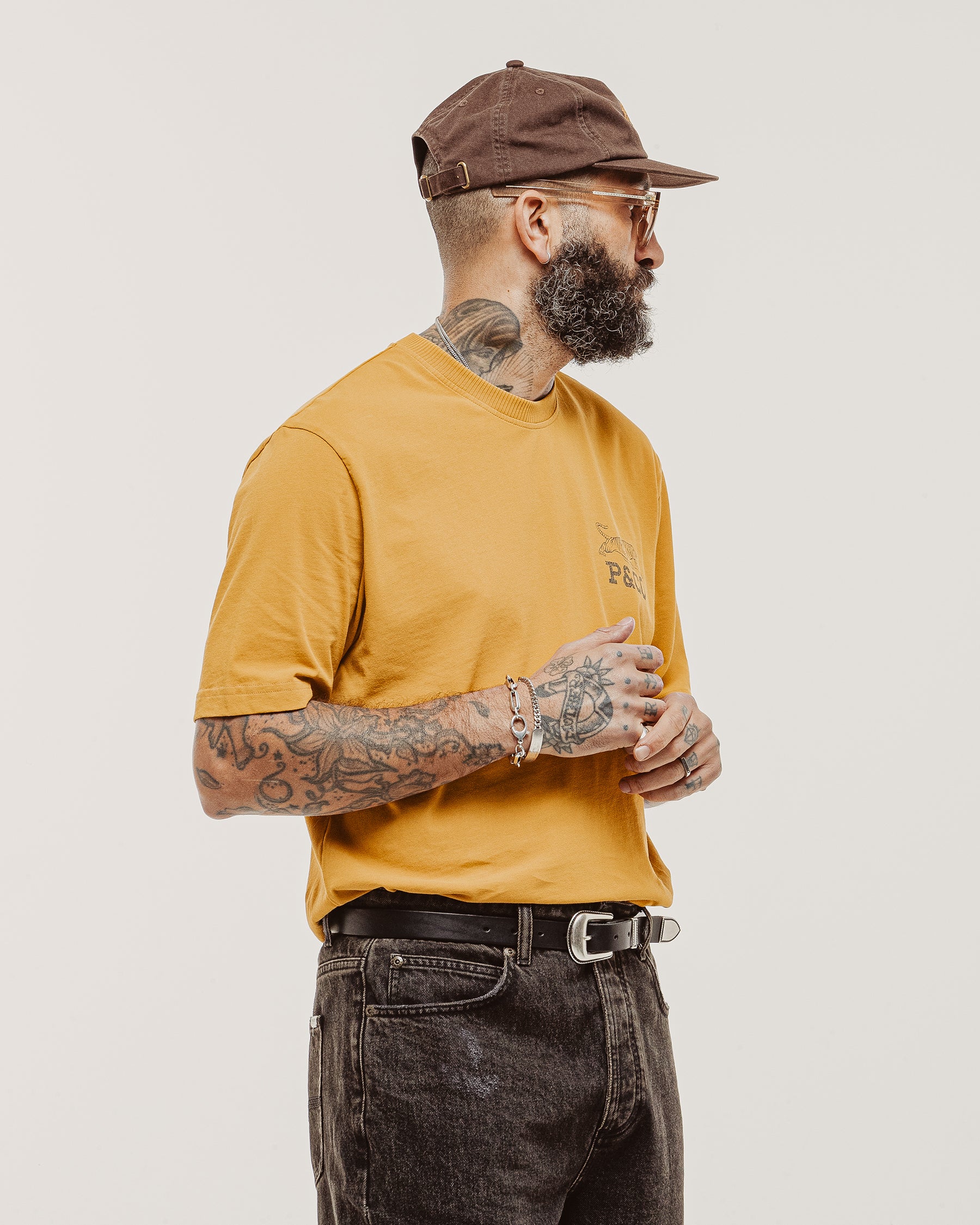 Speedway Champion Boxy T-shirt - Burnt Yellow