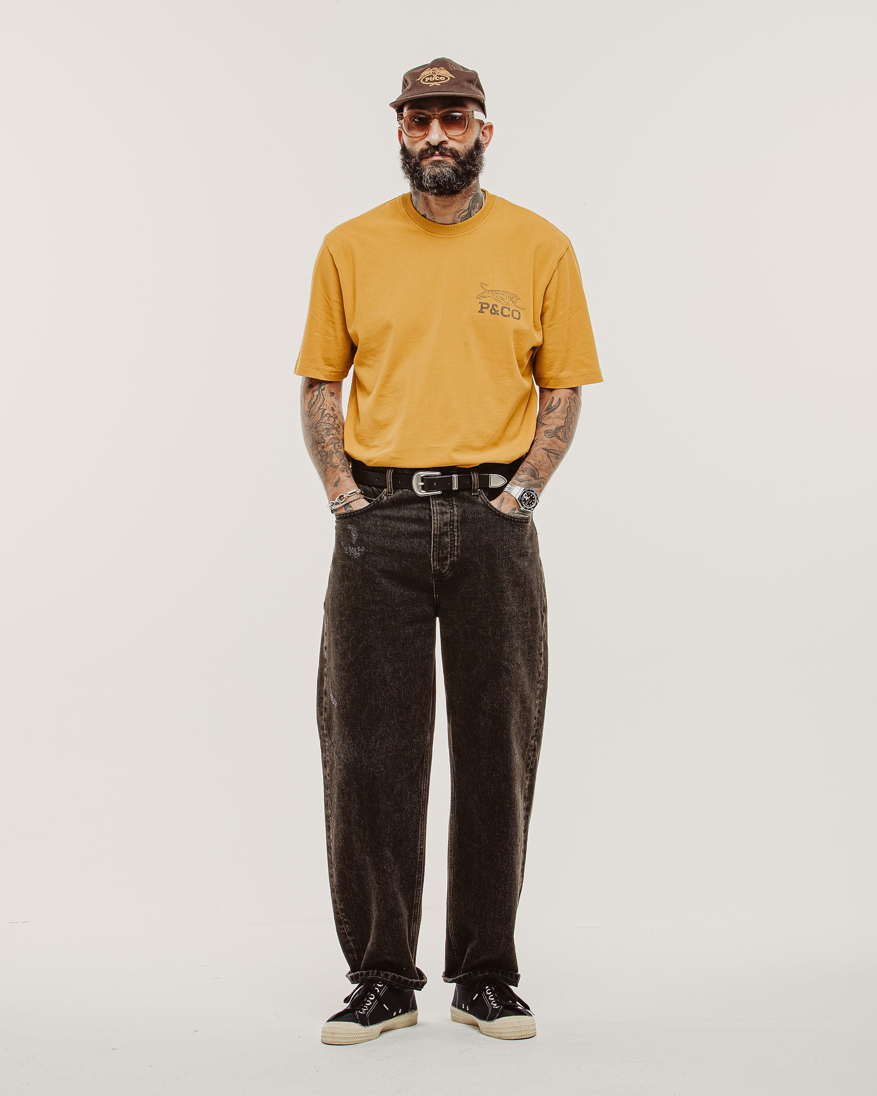 Speedway Champion Boxy T-shirt - Burnt Yellow