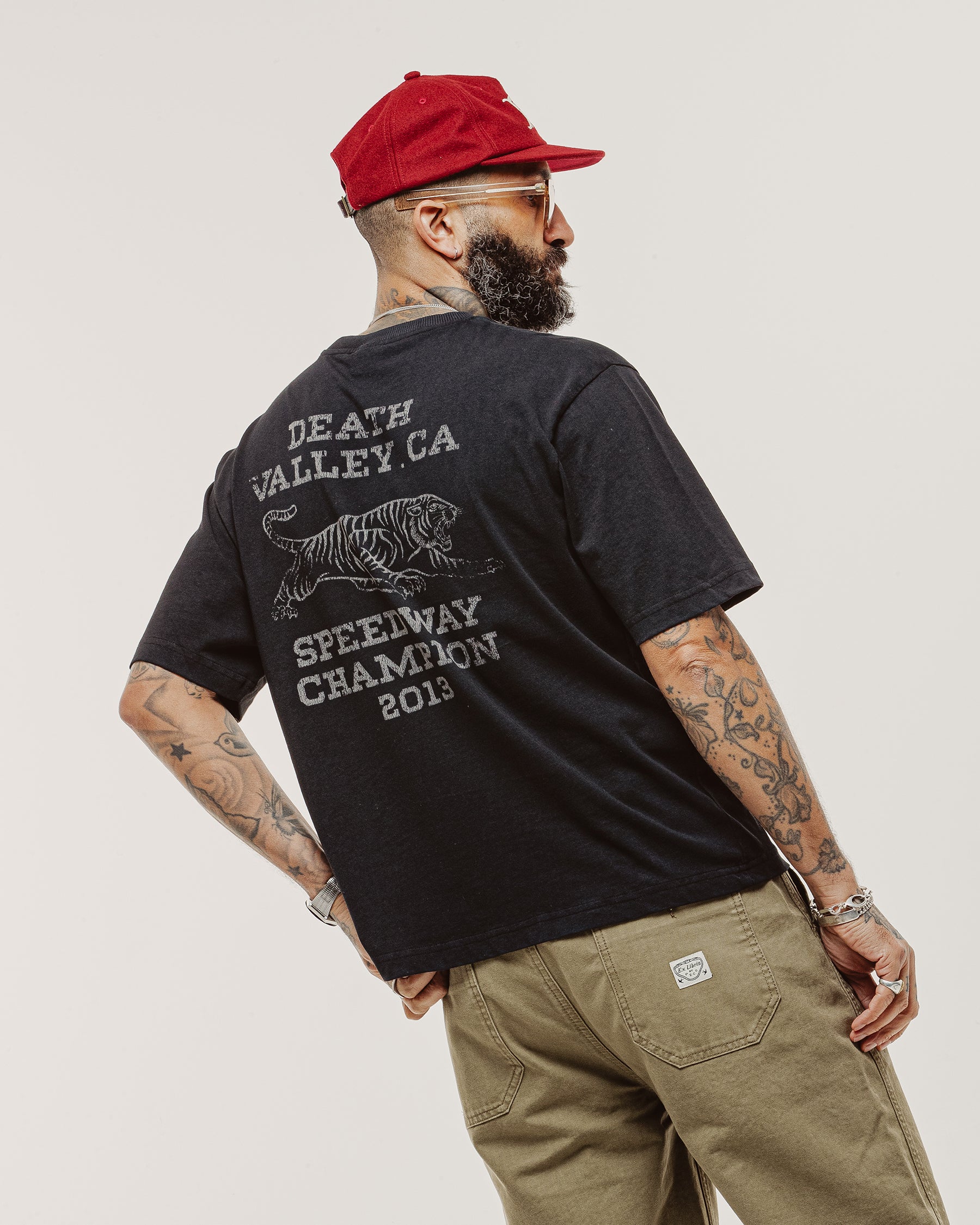 Burnt Yellow Speedway Champions T-Shirt | Men's T-Shirts ‐ P&Co