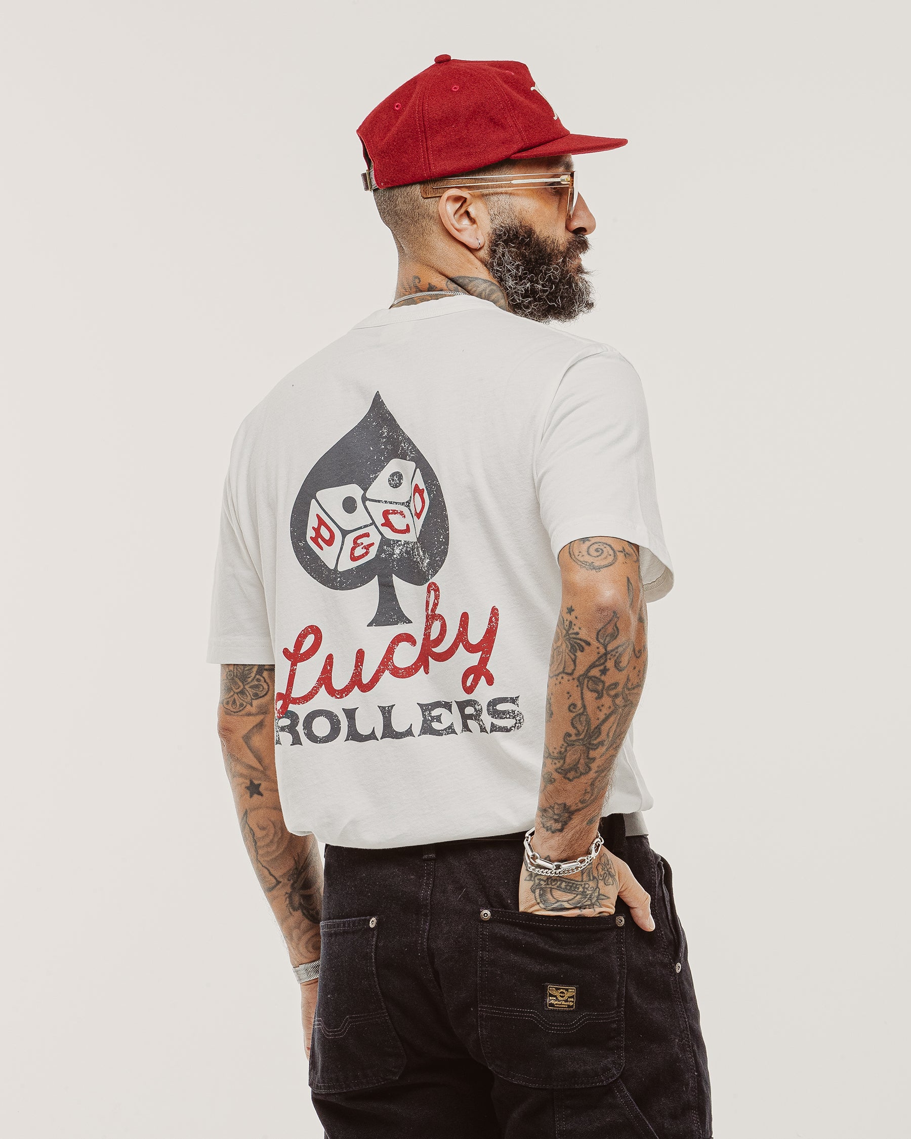 Lucky Rollers T-Shirt - Off White