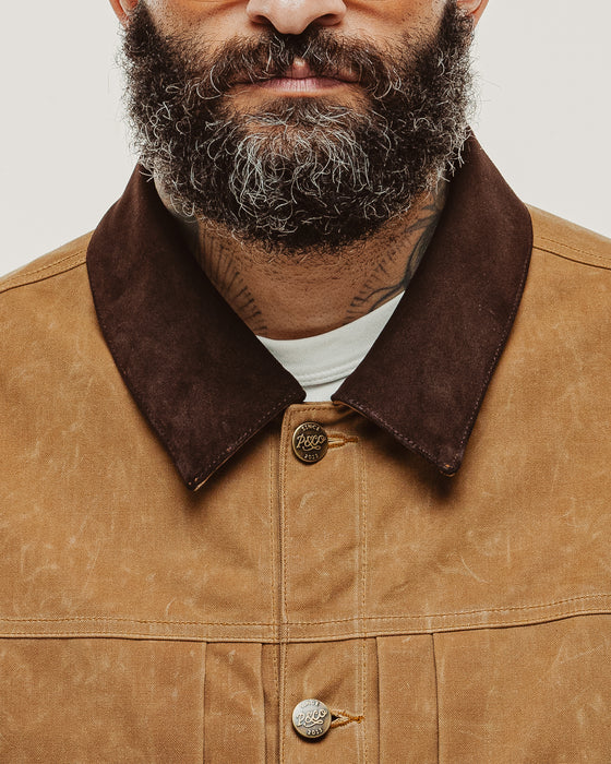 Harlan Waxed Canvas Jacket - Tan