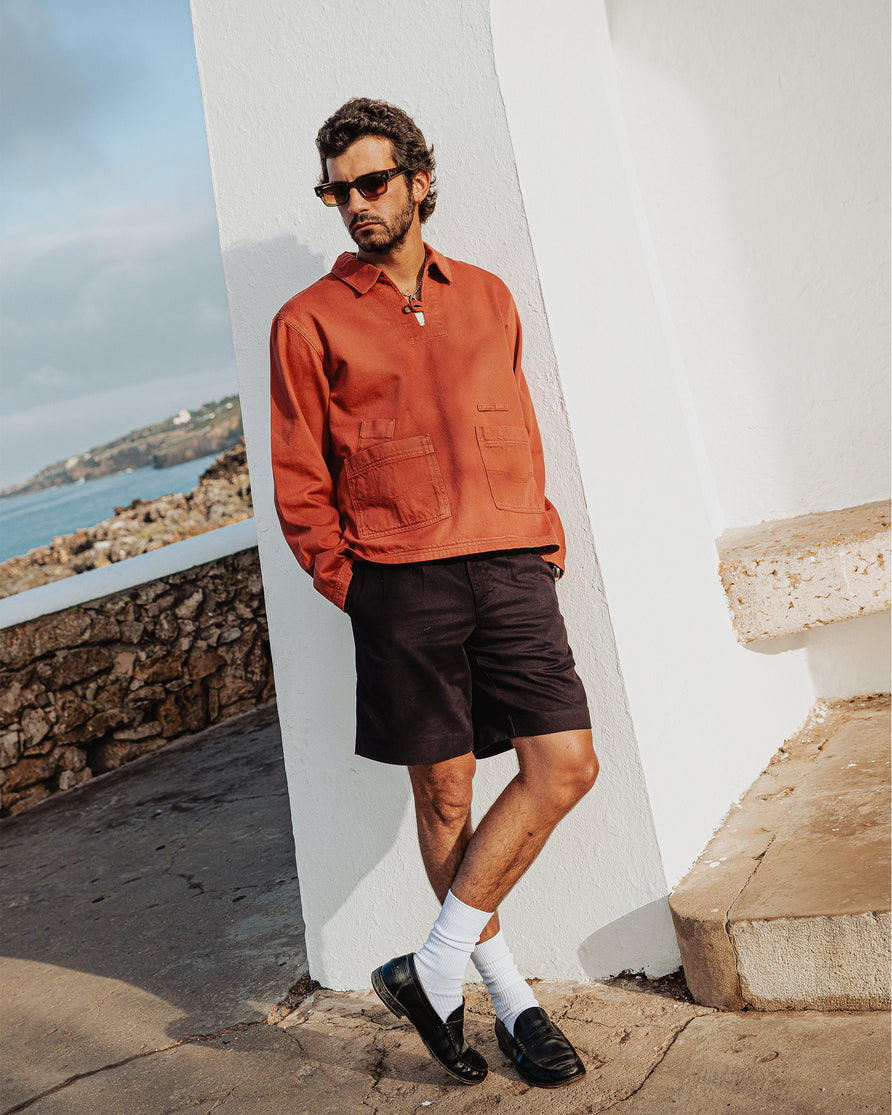 Founders Artist Smock - Brick Red