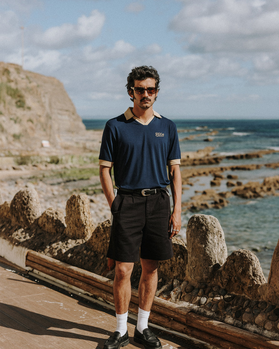 Union Pleated Shorts - Black