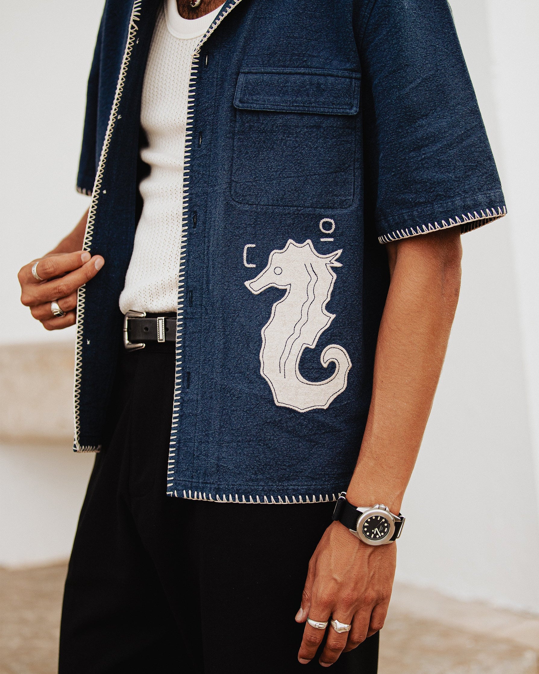 Mariner Resort Shirt - Navy