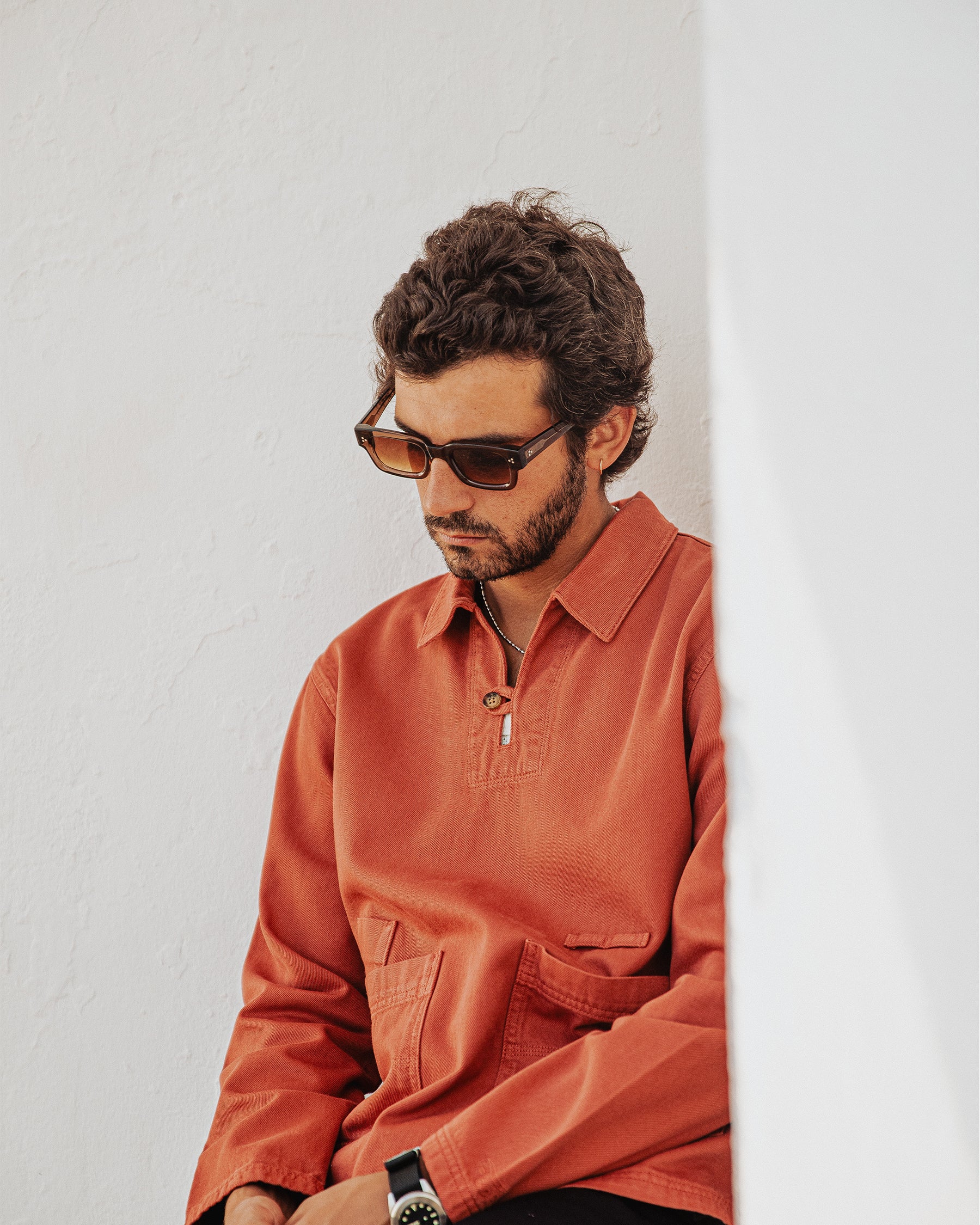 Founders Artist Smock - Brick Red
