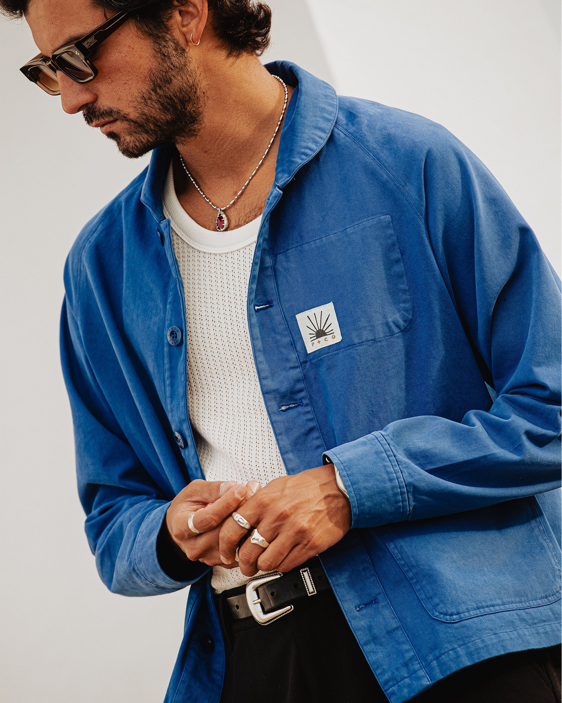 Vyse Chore Jacket - French Blue
