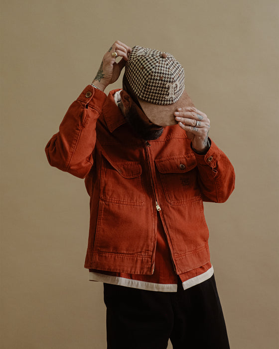 Garage Canvas Jacket - Vintage Red