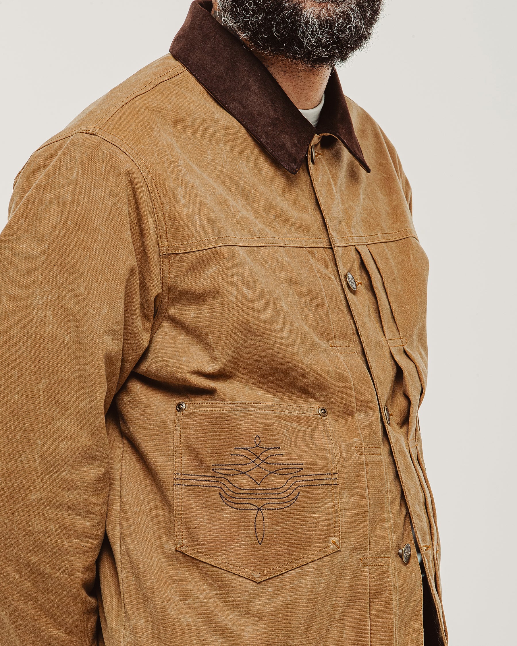 Harlan Waxed Canvas Jacket - Tan