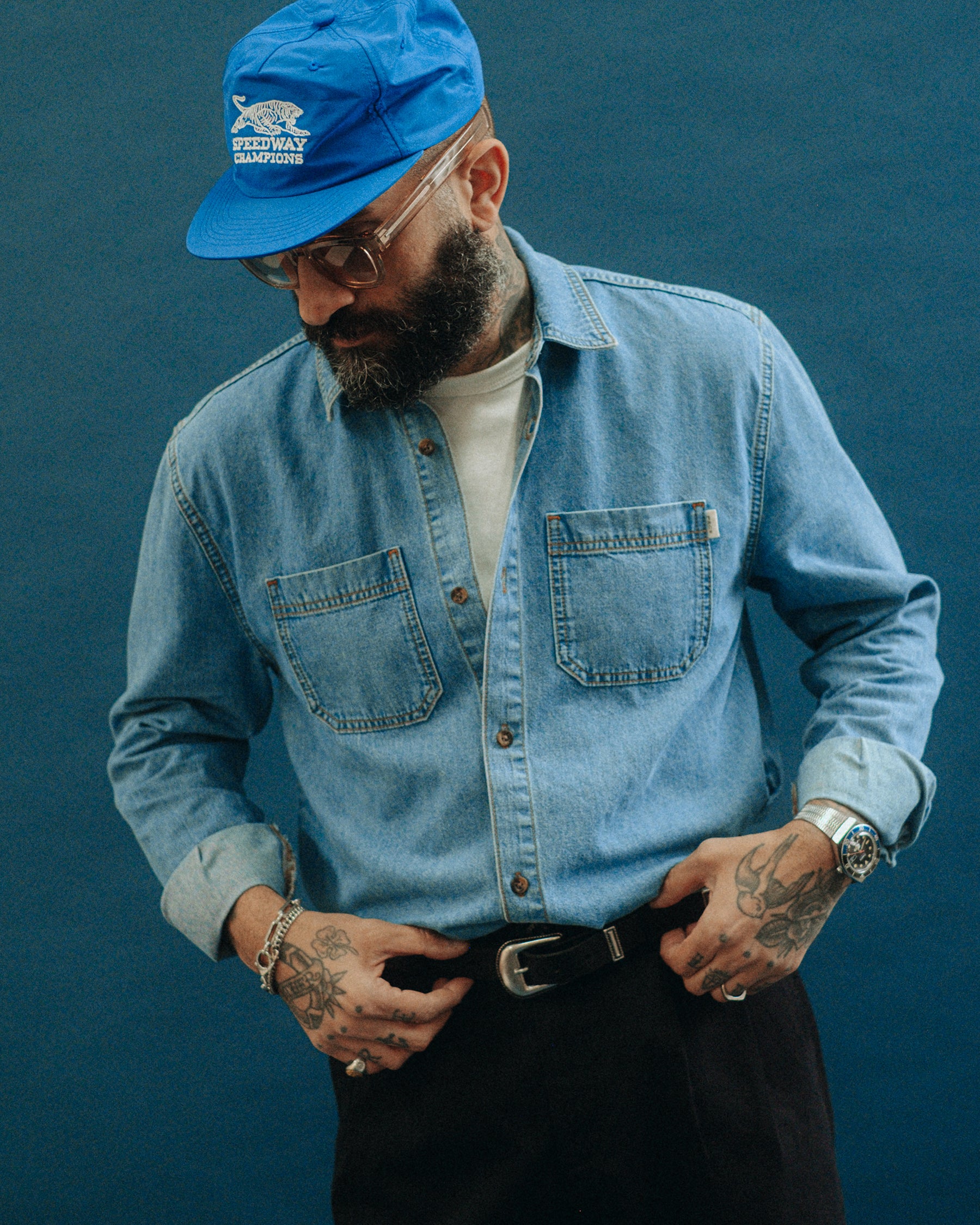 French Blue Vyse Chore Jacket | Men's Outerwear, Layering ‐ P&Co