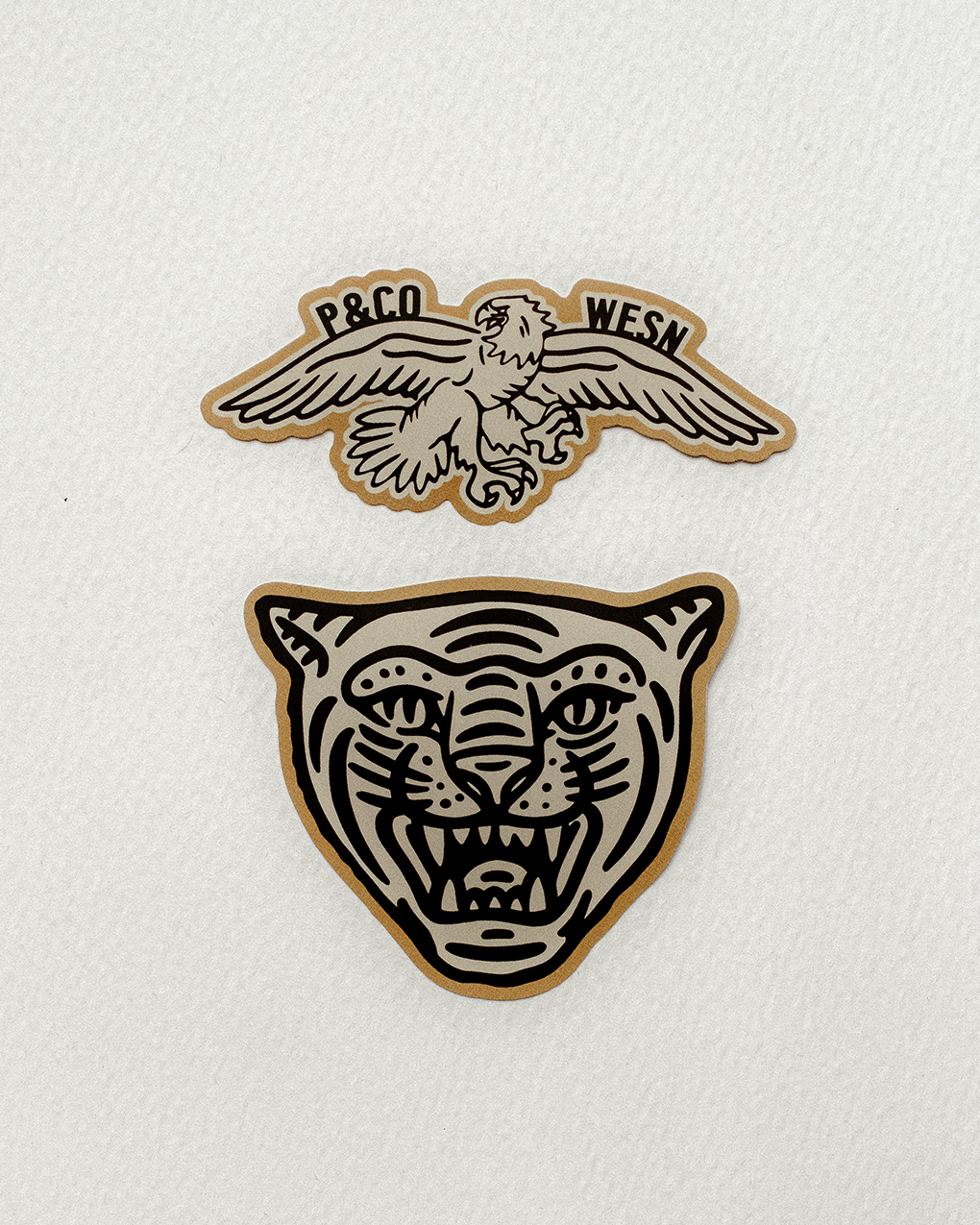 The Rancher Henry Knife - Brass & Bone