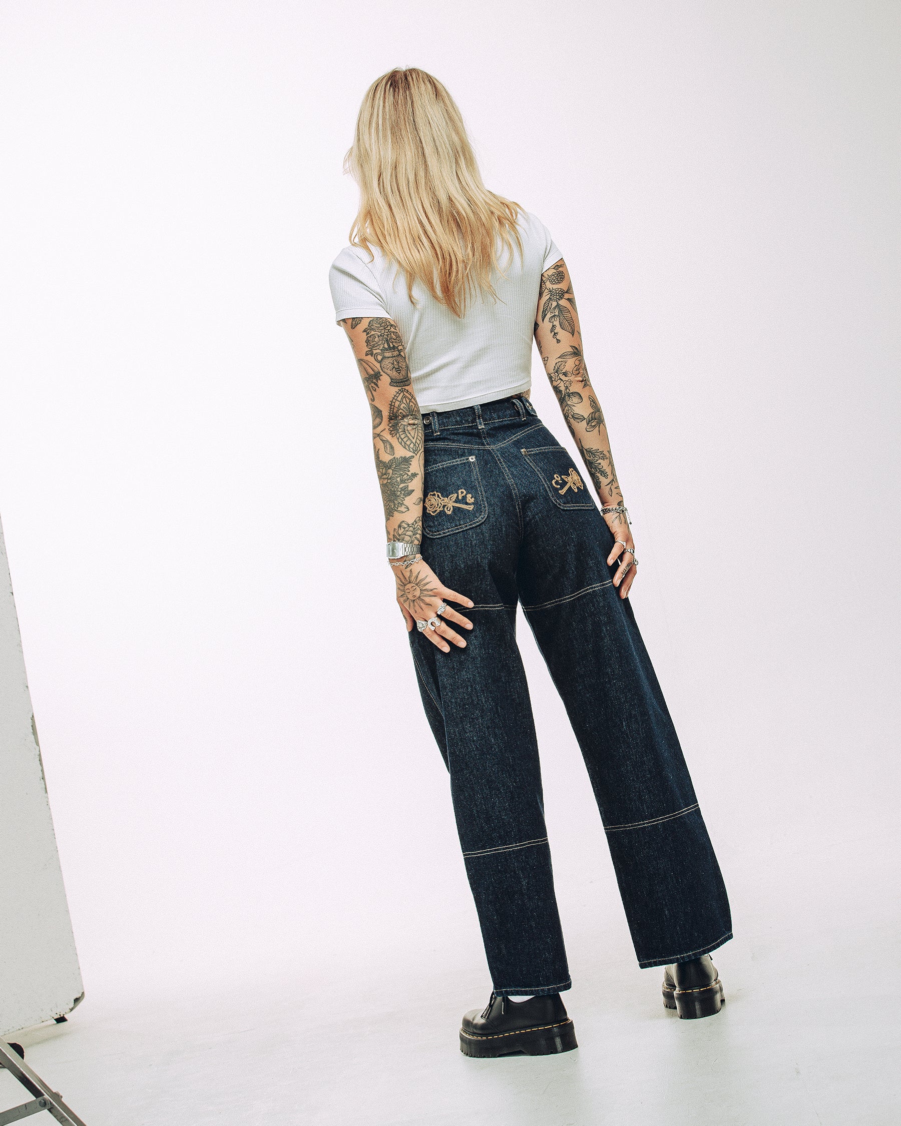 Rosa High Waisted Jean - Indigo Denim