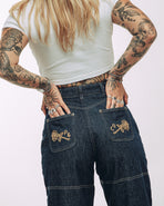 Rosa High Waisted Jean - Indigo Denim