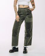 Surplus High Waisted Pants - Khaki