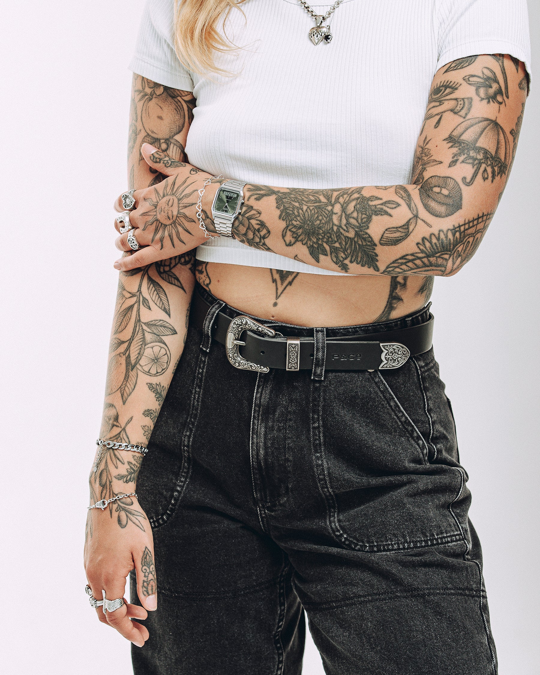 Rosa High Waisted Jean - Washed Black