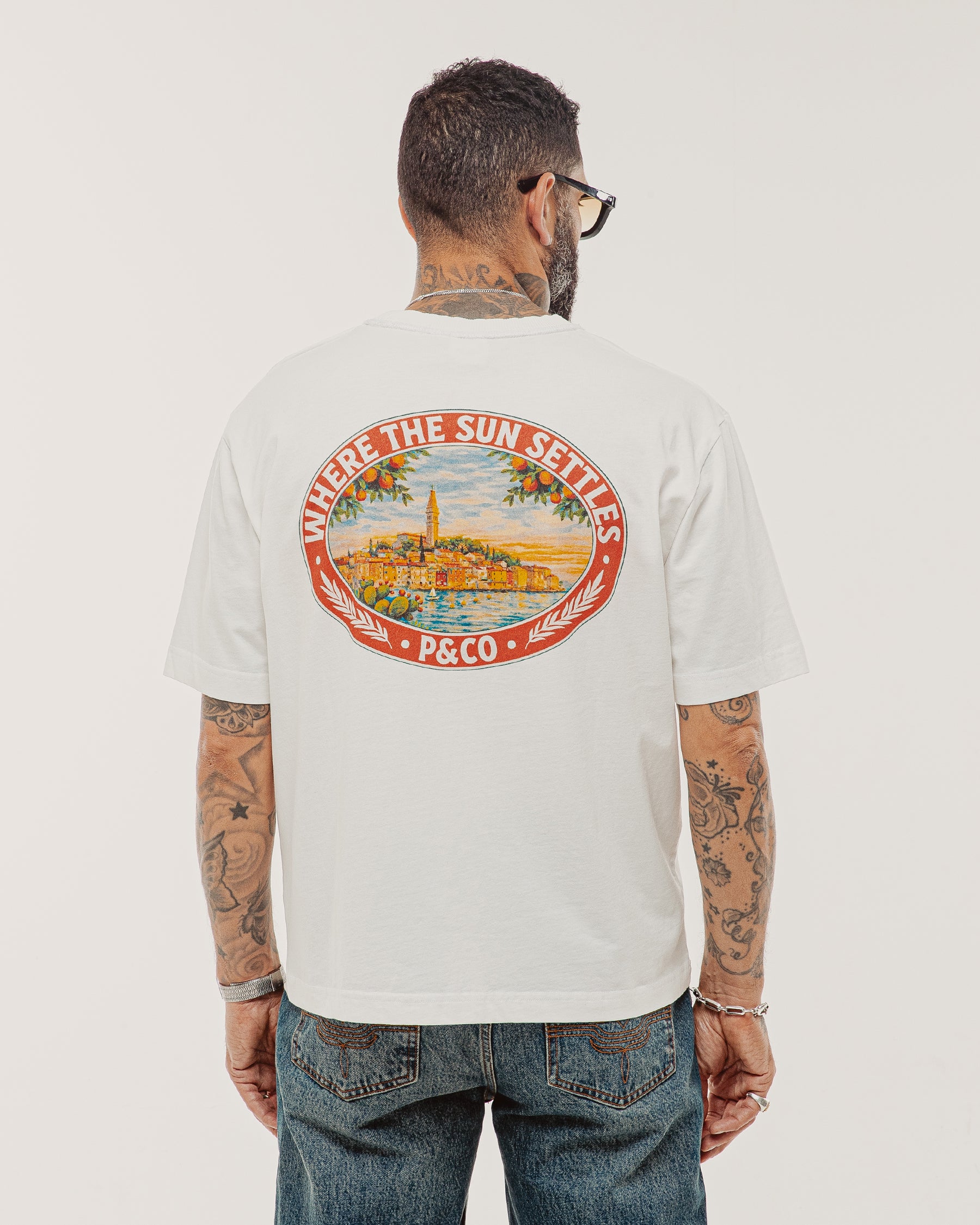 Where The Sun Settles Boxy T-Shirt - Off White