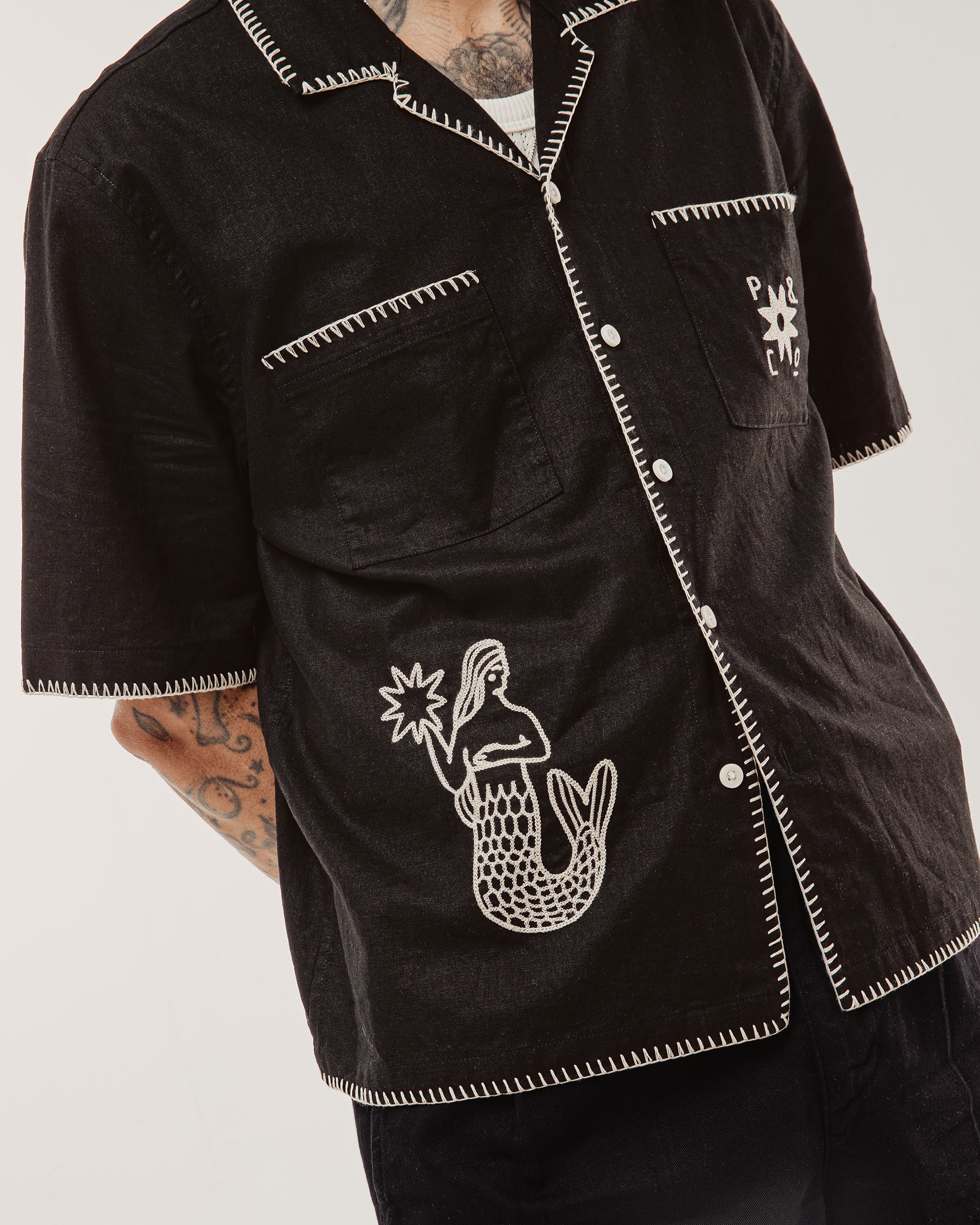 Merrow Resort Shirt - Black