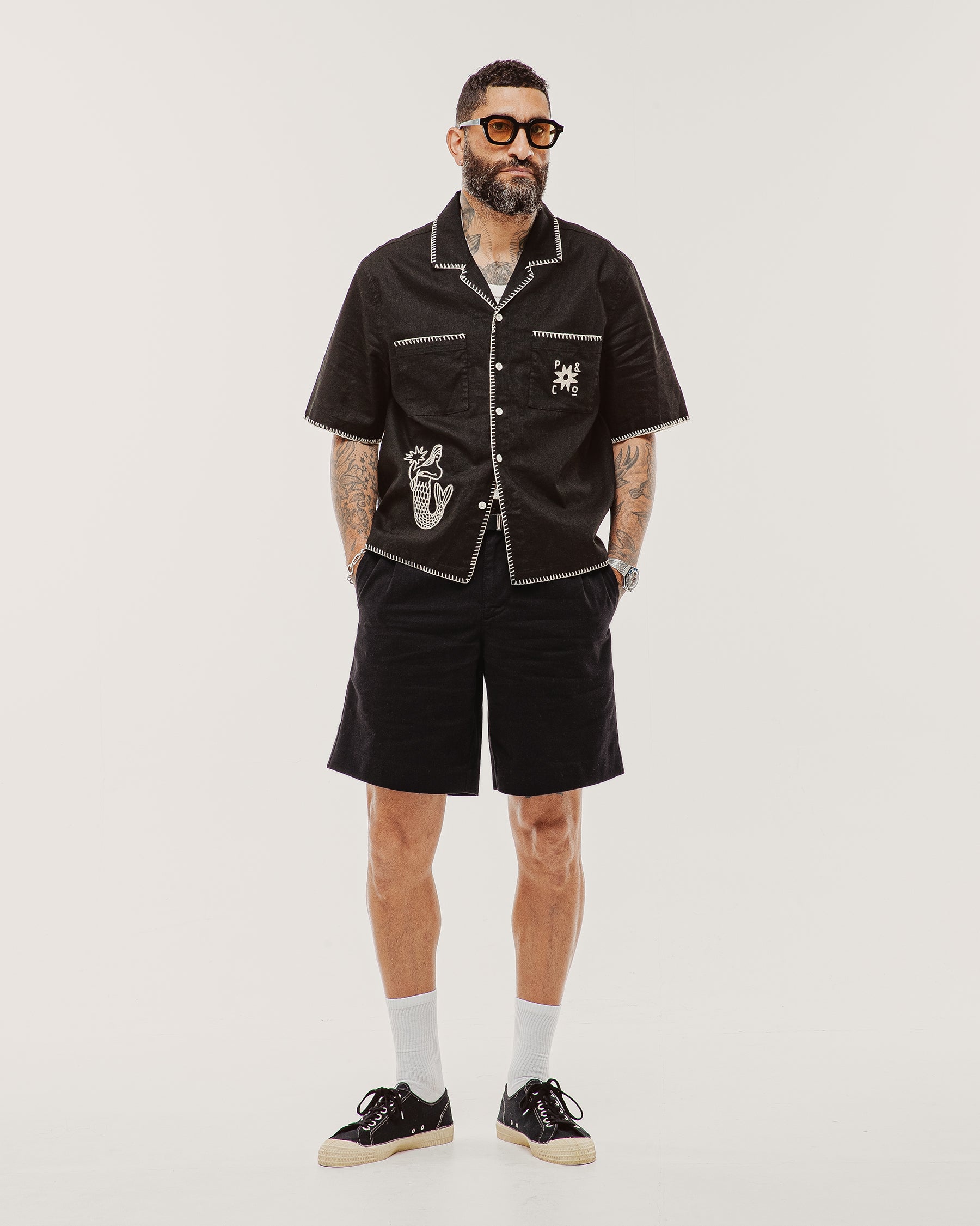 Merrow Resort Shirt - Black