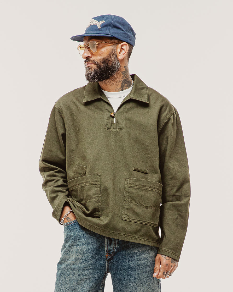 Founders Artist Smock - Dark Olive