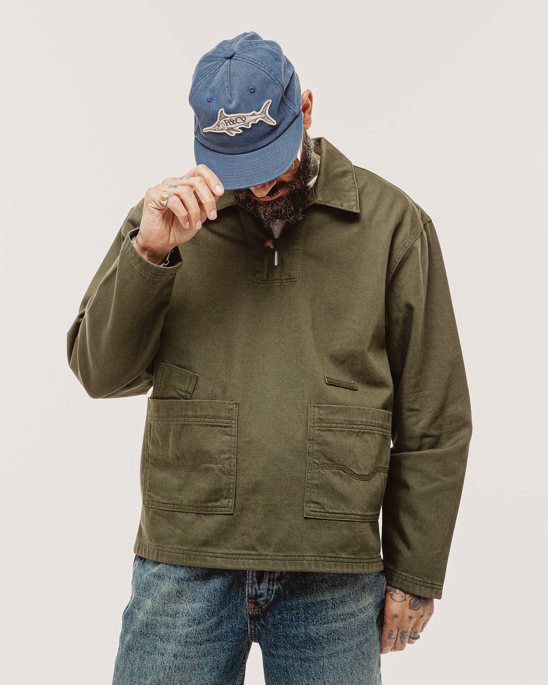 Founders Artist Smock - Dark Olive