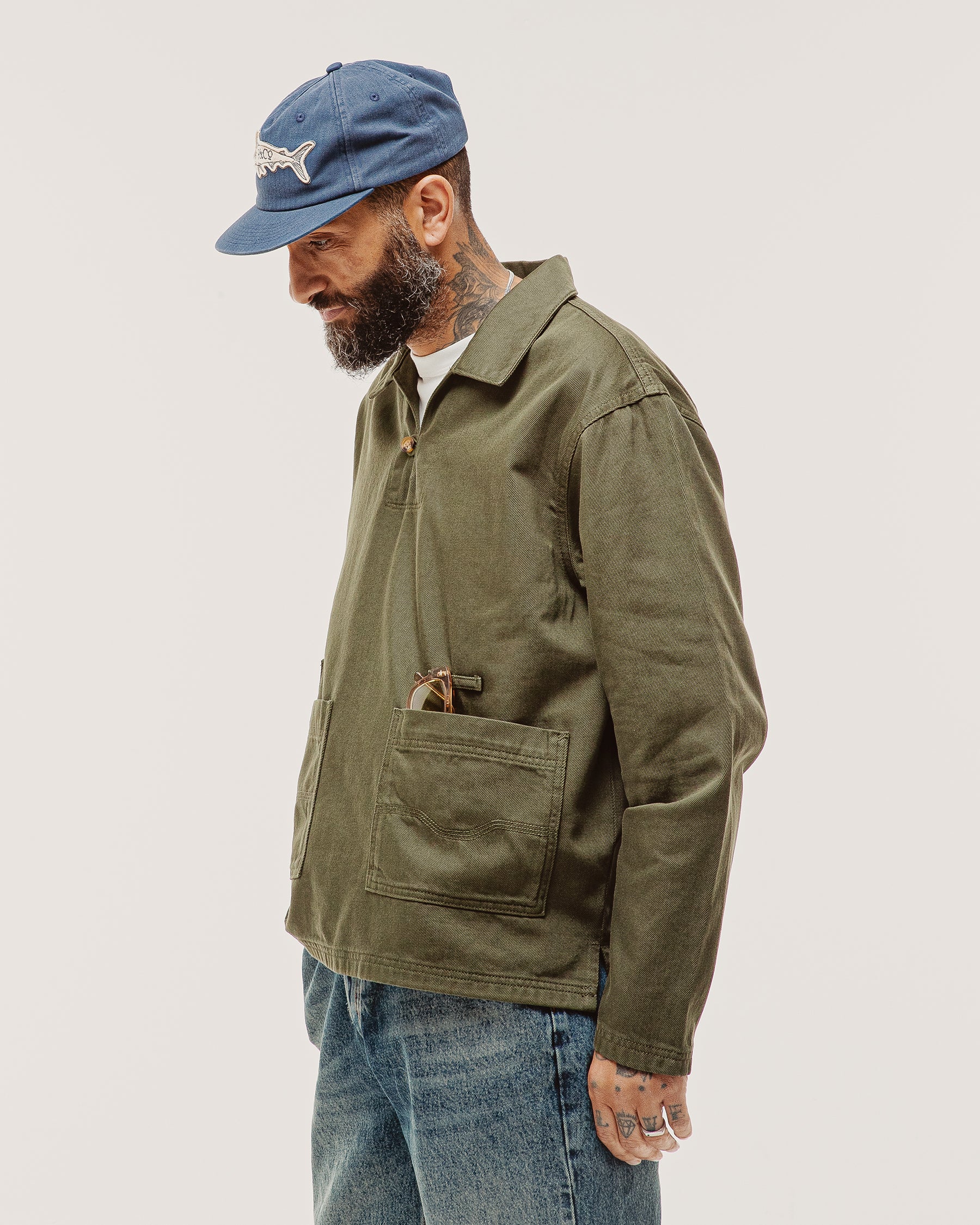 Founders Artist Smock - Dark Olive