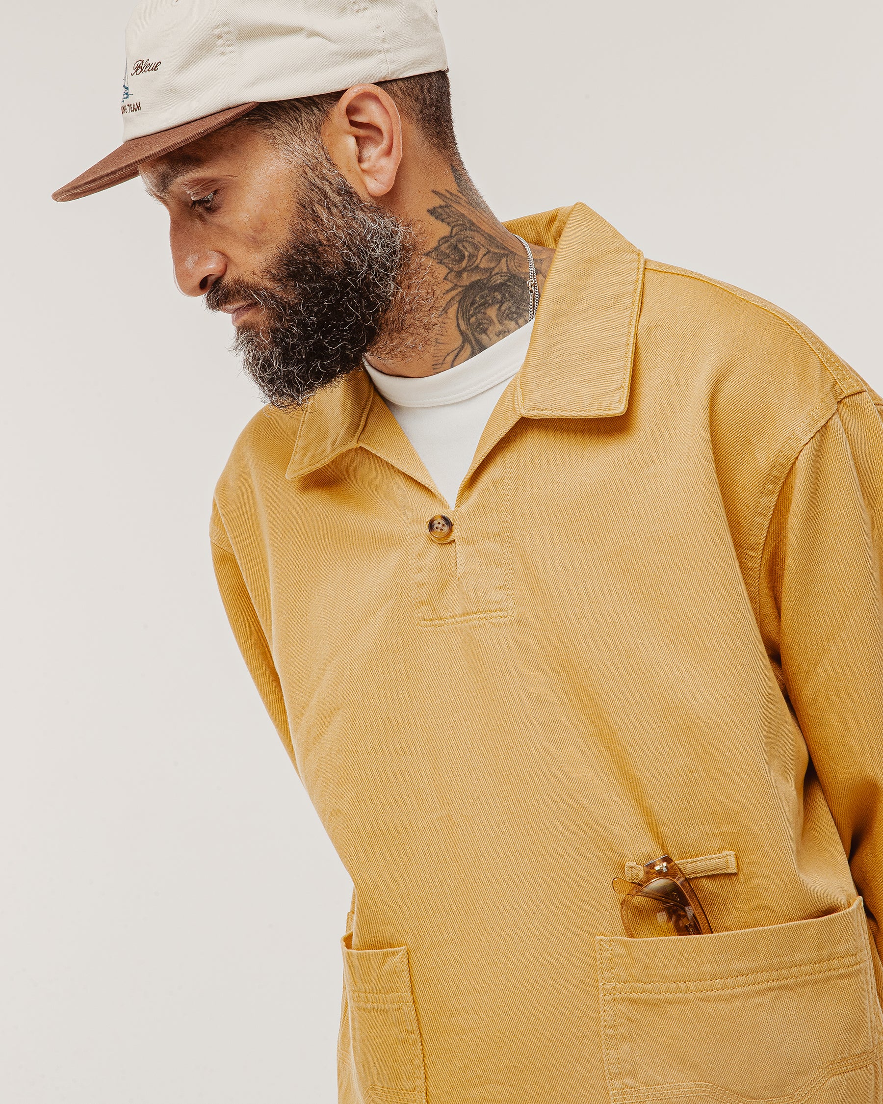 Founders Artist Smock - Washed Yellow