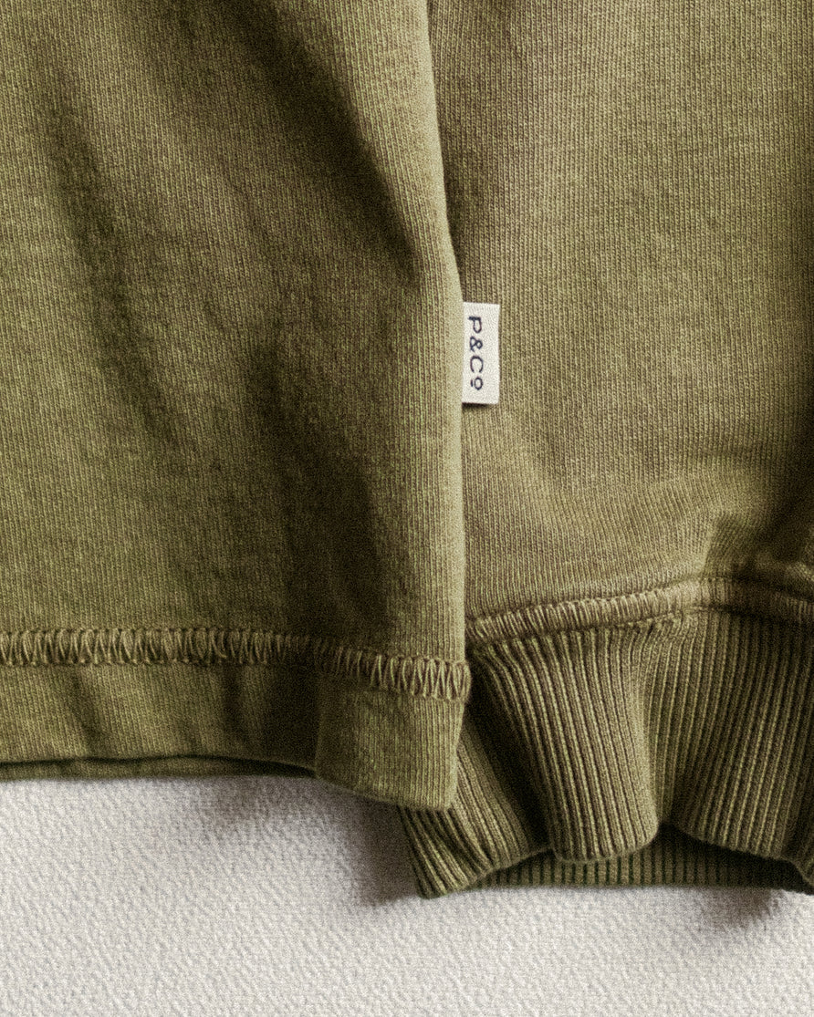 Founders Boxy Longsleeve T-Shirt - Olive