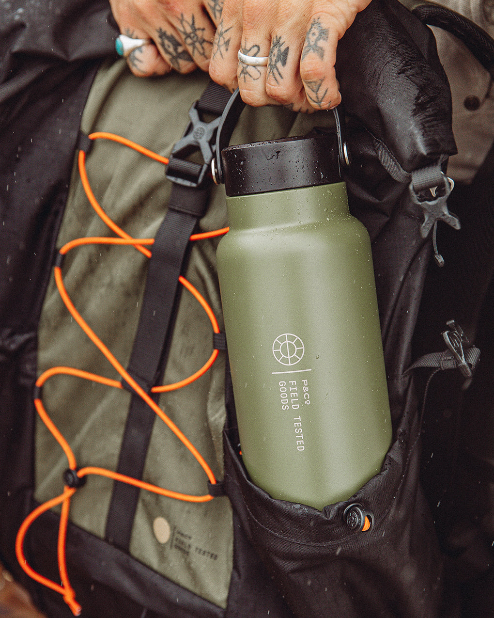 FTG Water Bottle - Olive