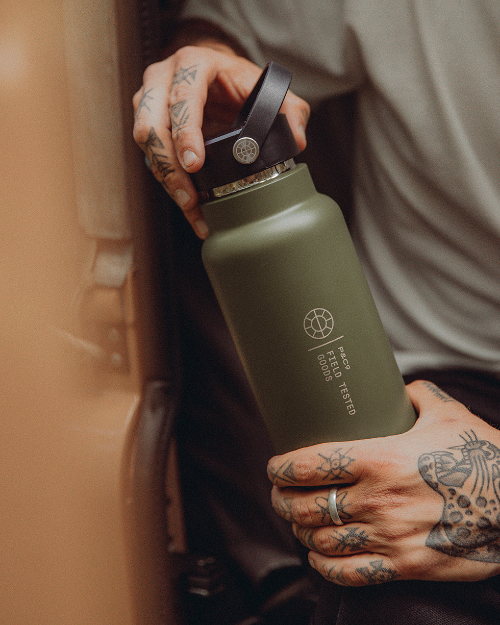 FTG Water Bottle - Olive