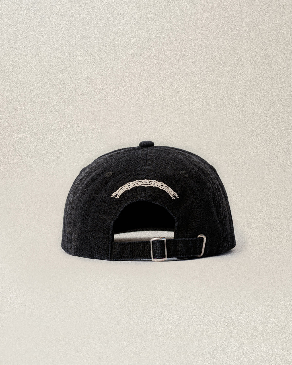 P&Co x TGF Herringbone 5 Panel Cap - Washed Black