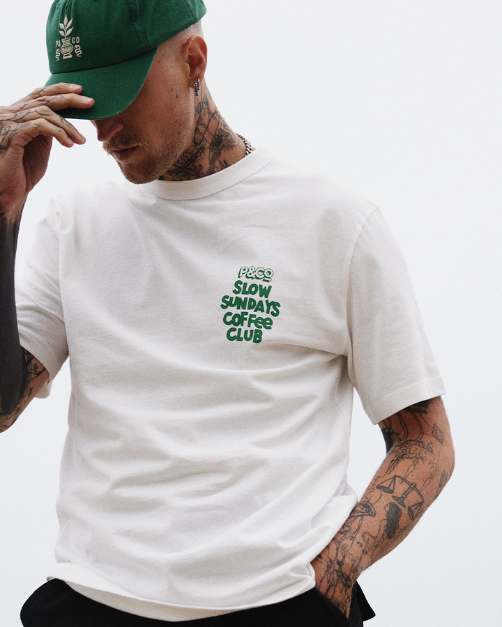 Slow Sundays T-Shirt - Off White