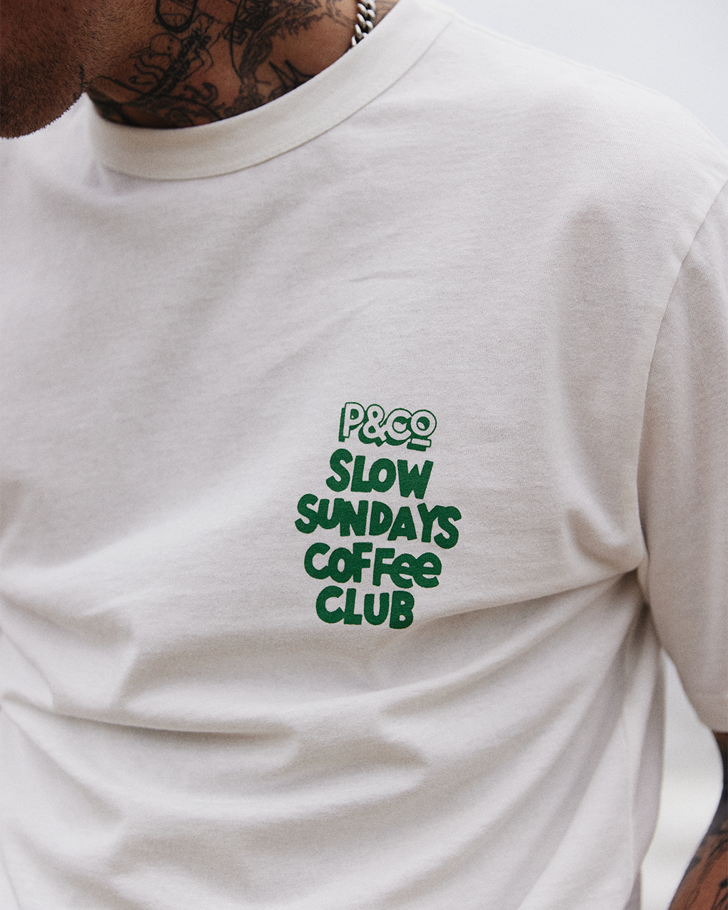 Slow Sundays T-Shirt - Off White