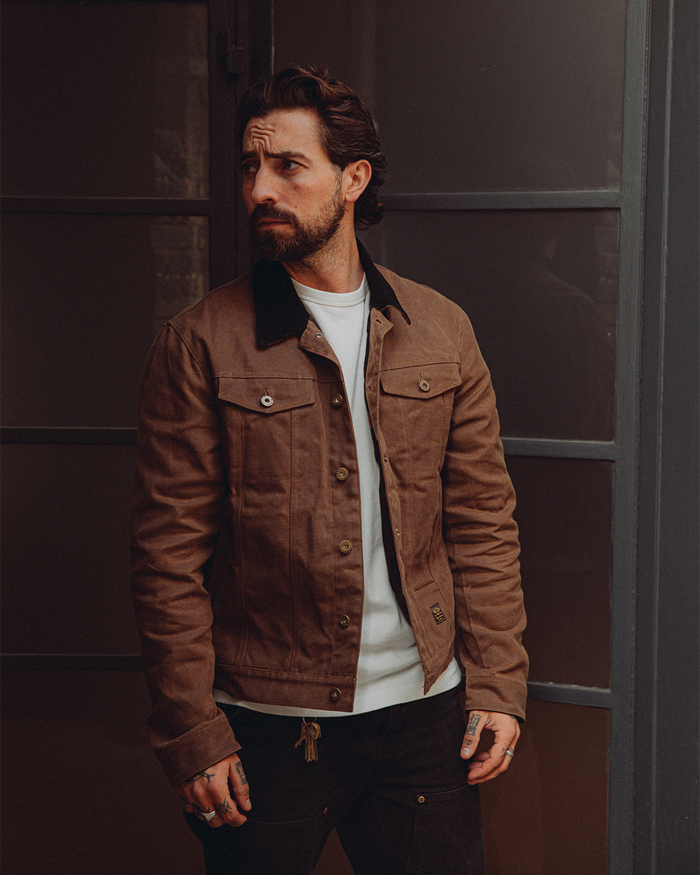 Wayfare Waxed Canvas Jacket - Caribou