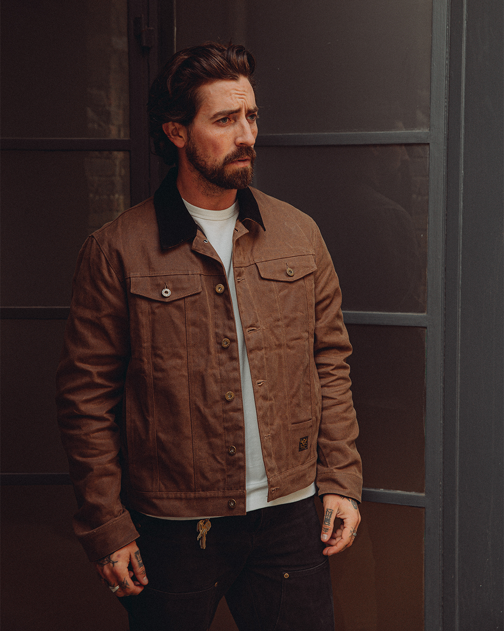 Wayfare Waxed Canvas Jacket - Caribou