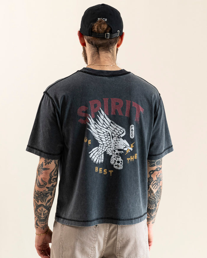 Spirit Boxy T-shirt - Acid Wash