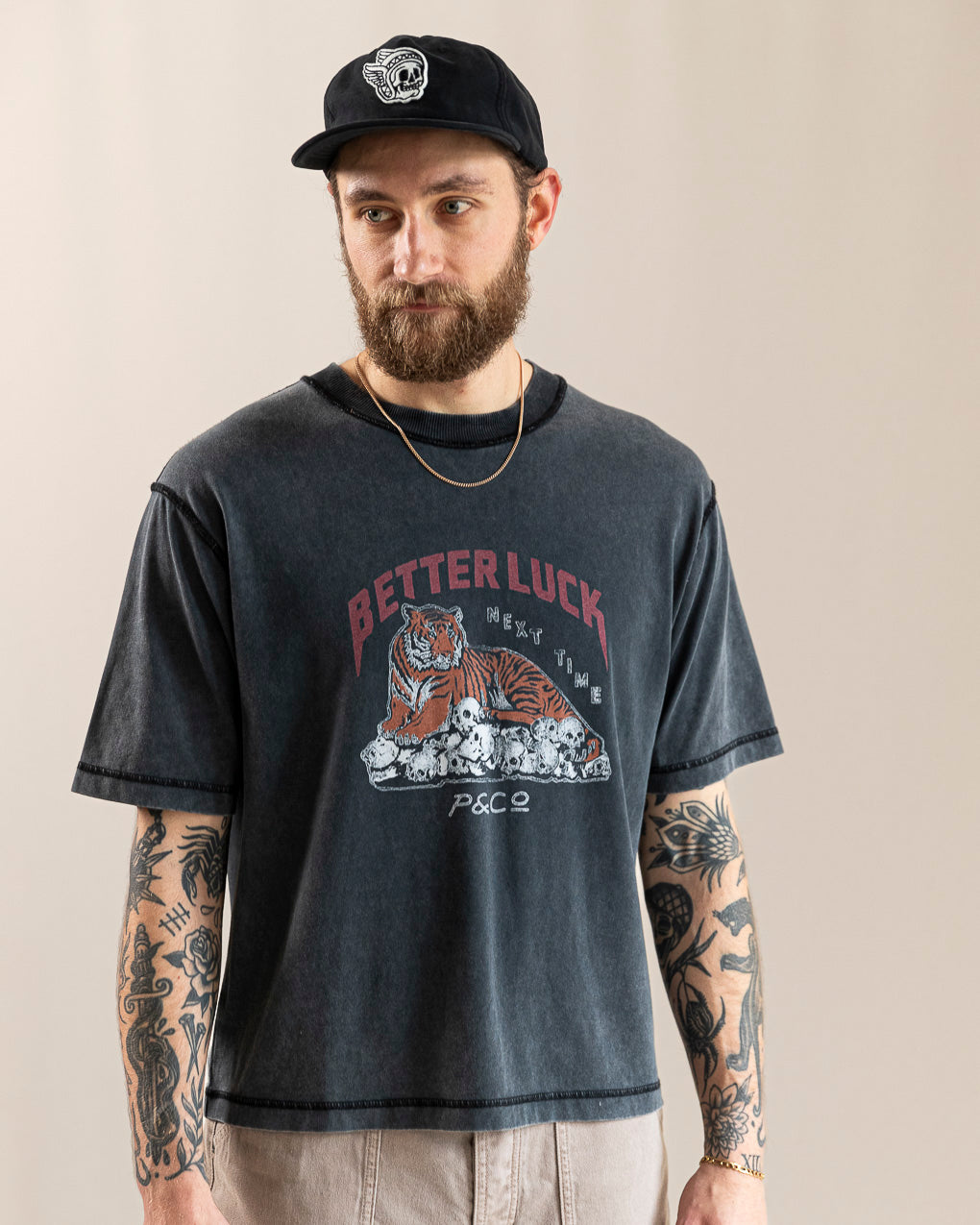 Better Luck Boxy T-Shirt - Acid Wash