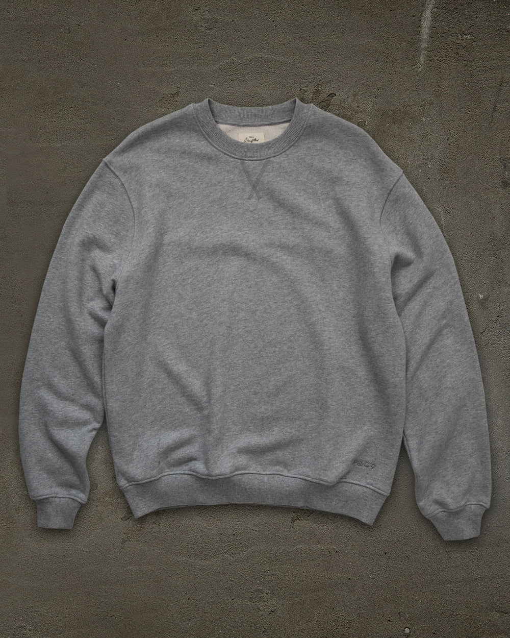 Bio-Sweatshirt – Graumeliert 